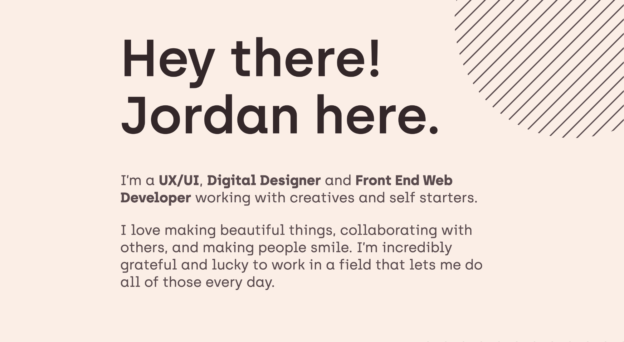 Jordan DeDea's Website